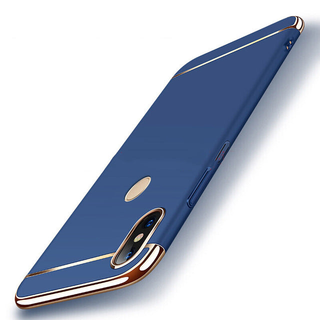 Bakeey Luxury 3 in 1 Plating Frame Splicing PC Hard Protective Case For Xiaomi Mi A2 / Xiaomi Mi 6X