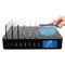 50W 8 Port Smart USB Qi Wireless Charger Station LCD Display For iPhoneX Huawei