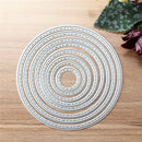 8PCS Ring Metal Die Cutting DIY Scrapbook Photo Paper Card Gift Party Decor