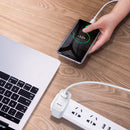 Baseus GS-QC571A 22.5W 5A QC3.0 Foldable Smart Quick Charge USB Charger with 5A Data Cable for Samsung S10+ Redmi K30 5G Tablet Notebook