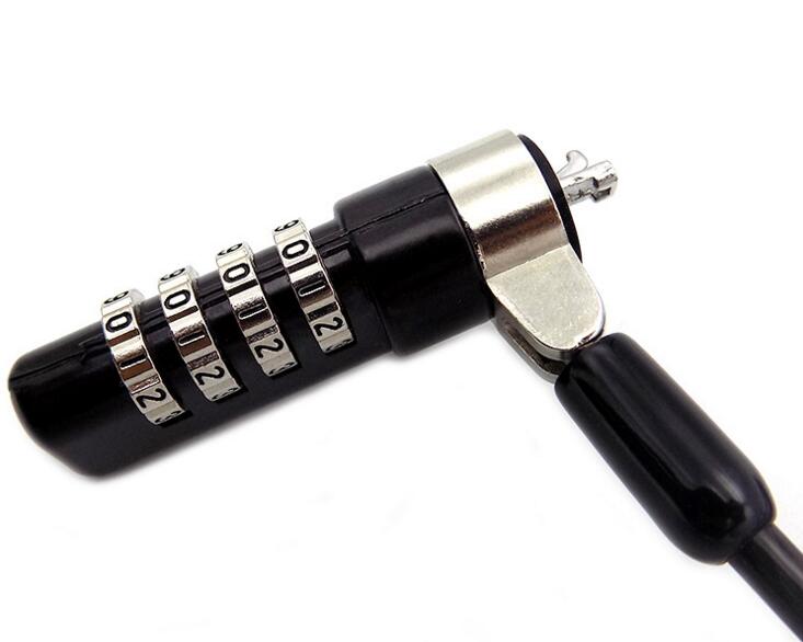 Laptop Lock Security Cable 4 Digit Password Protections Anti Theft