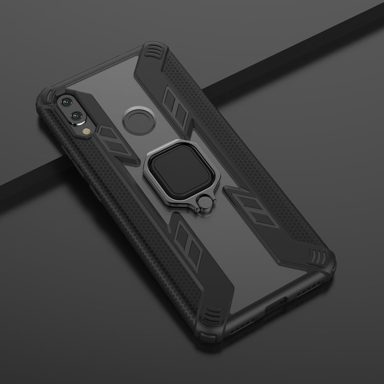 Bakeey Armor Shockproof Ring Holder Hard PC Protective Case For Xiaomi Redmi Note 7 / Redmi Note 7 PRO