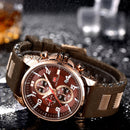 MINI FOCUS MF0268G Multi-function Chronograph Luminous Military Sports Men Watch Quartz Watch