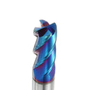 Drillpro 5/6/8mm R0.5 Nano Blue Coating Carbide End Mill HRC60 4 Flute CNC Milling Cutter