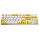 104 Key Bee Dye-sub PBT Keycaps Keycap Set with 11Pcs Supplementary Keycaps for Mechanical Keyboard