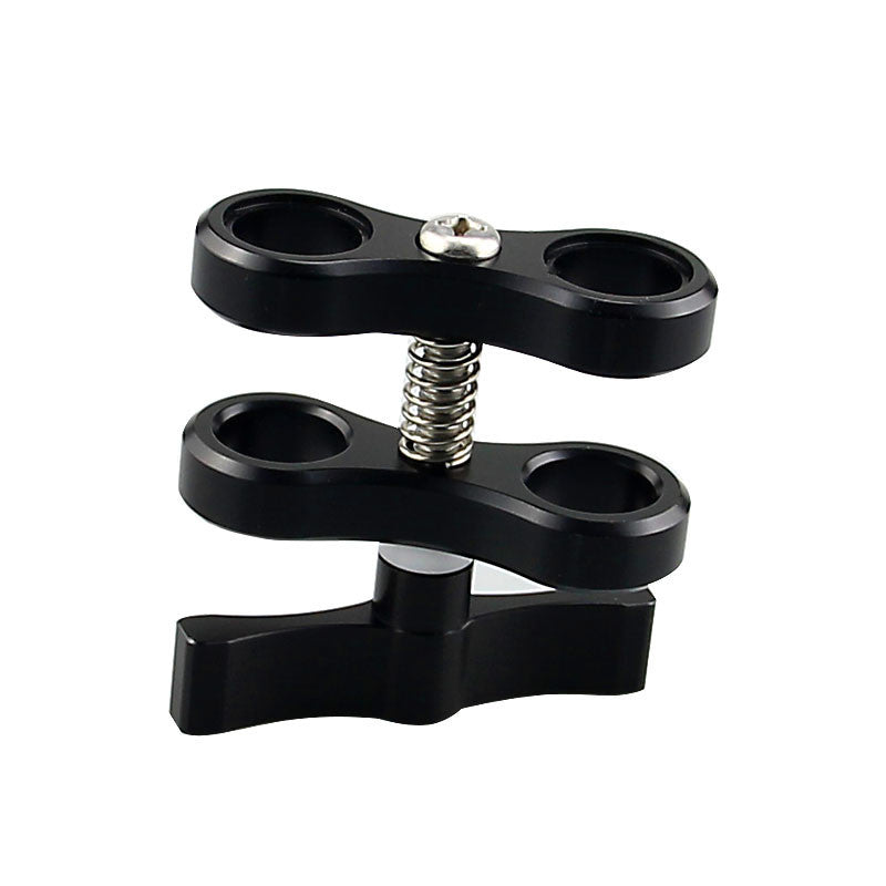 HOOZHU S01 2-Hole Diving Bracket Underwater Adjustable Diving Flashlight Arms Camera Arm