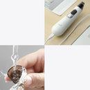 WellSkins WX-HT100 LED Display Blackhead Remover Vacuum Suction Facial Pore Cleaner Electric Acne Comedone Extractor with 4 Suction Heads From XIAOMI YOU PIN Electric Blackhead Suction