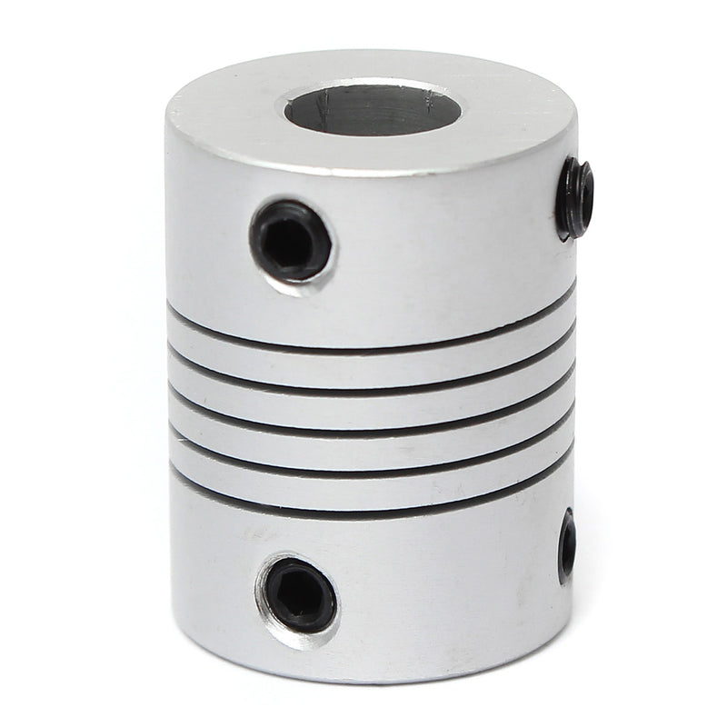 2pcs 5mm x 8mm Aluminum Flexible Shaft Coupling OD19mm x L25mm CNC Stepper Motor Coupler Connector