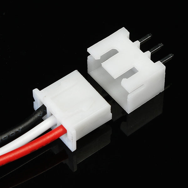 10pcs XH Pitch 2.54mm Single Head 3Pin Wire To Board Connector 15cm 24AWG With Socket