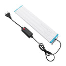 28.5CM Aluminum Adjustable LED Aquarium Light  Fish Tank Panel Lamp Blue+White AC220V