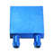 40*40 0.5mm Blue Aluminum Alloy Water Cooling Block Radiator Liquid Cooler Heat Sink Equipment