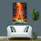 Miico Hand Painted Oil Paintings Eiffel Tower Scenery Wall Art For Home Decoration
