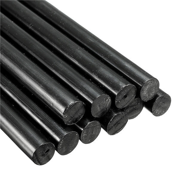 10pcs 11mm200mm Black Hot Melt Glue Crafting Models Repair Sticks