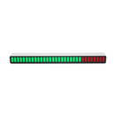 32 Bit Pro Audio Level Indicator With Microphone Signal Acquisition Automatic Gain VU Meter Red Green Colors Mixed DC5V 250MA