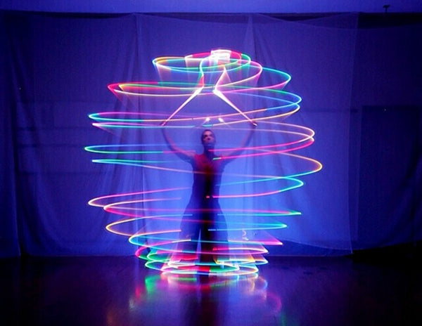 New Fashion LED POI Thrown Balls for Professional Belly Dance Level Hand Props