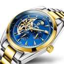 TEVISE 795A Waterproof Automatic Mechanical Watch Business Style Stainless Steel Male Watch