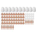 80pcs Consumable Tips For Plasma Cutter LG-40 PT-31 Cutting Torch CUT40 CUT50