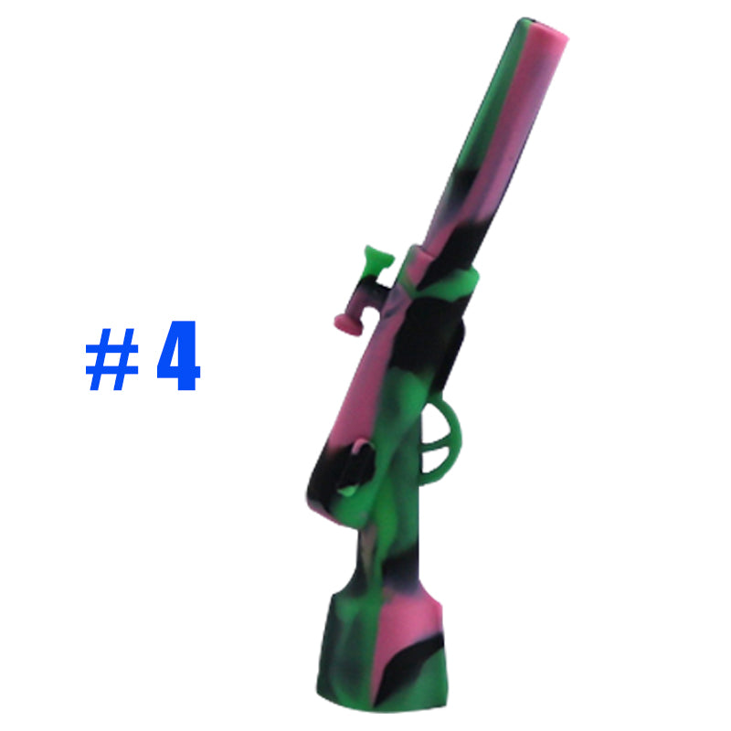 Silicone Water Pipe Shape Mini Pipes Weed Handheld
