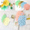 6Pcs Handmade Paper Monstera Leaves DIY Wall Sticker Backdrop Wedding Party Decor Craft