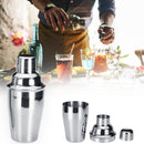 350ML Cocktail Shaker Mixer Maker Drink Stainless Steel Home Bar Bartender Silver
