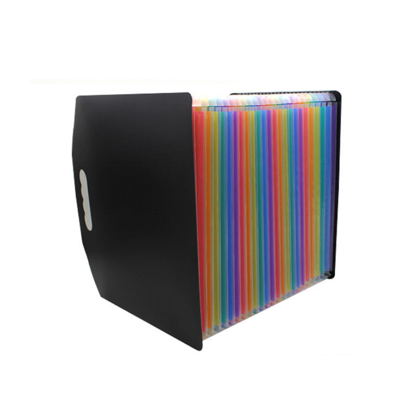 24 Layers Multi-level Classification File Folder Portable Desk Organizers Document Test Paper Storage Folder