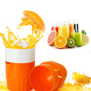 400ML/13.5Oz Home Portable Mini Handheld Orange Juicer Tool Handmade Juice Cups Vegetable Drinks Manual Juice Machine