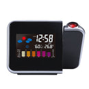 Loskii DC-003 Digital Wireless Hygrometer Therometer LED Projection Weather Station Alarm Clock