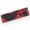 104 Key PBT OEM Profile Thick Side Printed Keycaps for Cherry MX Switches Mechanical Keyboard