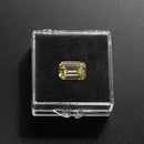 Gentle Yellow Gemstone Zircon 11.50ct 10x14mm Rectangle VVS Cut AAAA+ Jewelry Decorations