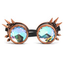 3 Colors Festivals Rave Kaleidoscope Goggles Rainbow Glasses Prism Diffraction Crystal