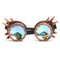 3 Colors Festivals Rave Kaleidoscope Goggles Rainbow Glasses Prism Diffraction Crystal