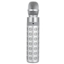 Rechargeable Wireless Mic AUX TF Card bluetooth Speaker Karaoke Recording Microphone Music Player