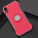 Bakeey Protective Case For iPhone XR Ring Grip Kickstand Stand Holder Back Cover