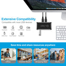 USB3.0  4 out 2 input Switcher Adapter 2 PCs Share 4 USB Devices Converter for Mac