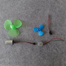 DIY Miniature DC Wind Power Turbine Model Demonstration Teaching Tool Drive Fan Physical Experiment