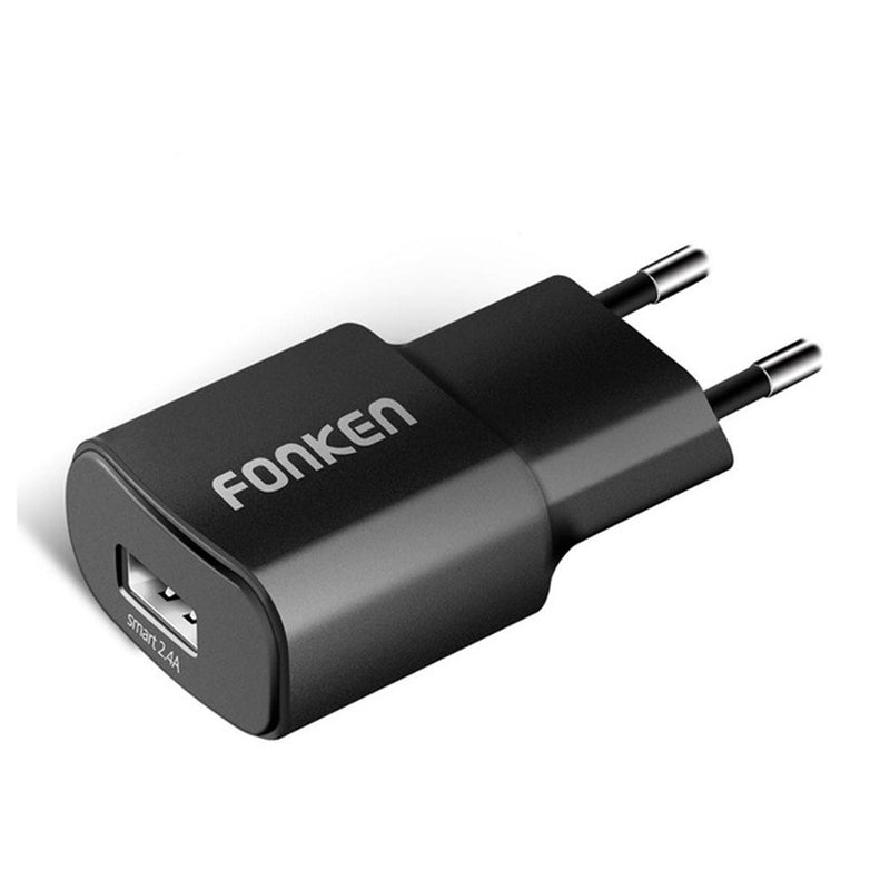 FONKEN 2.4A Fast Charging Universal Wall Smart USB Charger Adapter For iPhone X XS Oneplus 7 Pocophone HUAWEI P20 Mate20 XIAOMI MI9 S10 S10+