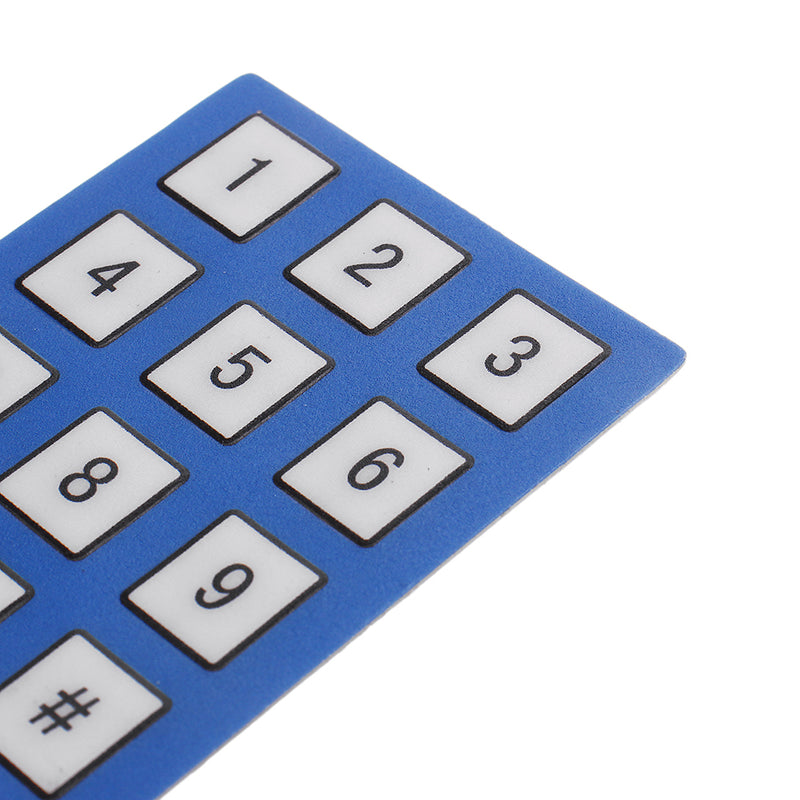 20pcs 4 x 3 Matrix Array 12 Key Keypad Keyboard Sealed Membrane 4*3 Button Pad with Sticker Switch