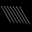 Suleve ZT13 Nylon 500Pcs 3/4mm 10/12/15/20cm White Nylon Self-locking Cable Tie Zip Ties Strong Tensile Strength