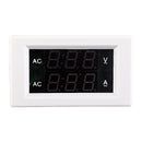 AC220V/500V 10-500A Three-phase Digital Display Voltmeter Ammeter LED Dual Display Meter