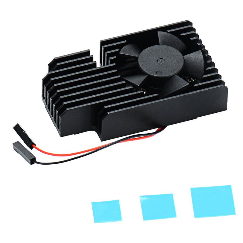 3510 Version Extreme Cooling Fan + Copper Heatsink + Thermal Tapes Kit For Raspberry Pi 3B+