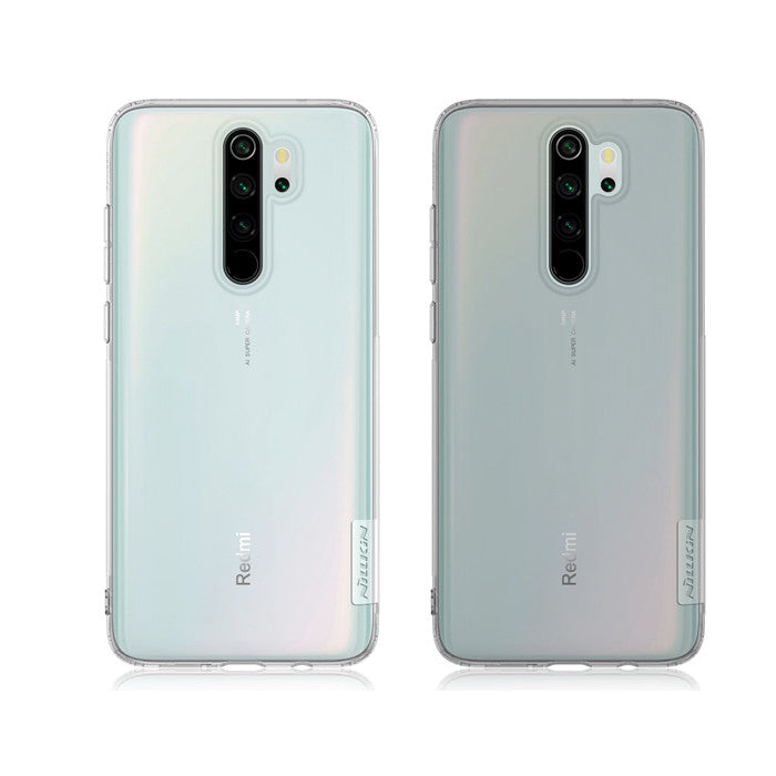 NILLKIN Crystal Clear Transparent Bumpers Shockproof Soft TPU Protective Case for Xiaomi Redmi Note 8 Pro