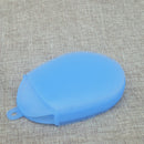 Double Sided Oval Silica Gel Bath Brush Multifunctional Baby Woman Bath Brush Heat Insulation Decontamination Cleaning Brushes