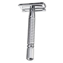 Manual Razor Long Handle Men's Barber Shaving Safety Blade Razor Mirror Storage Box