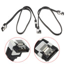 2Pcs SATA 3.0 III SATA3 6Gb/s HDD SSD Hard Drive Data Straight/ Right Angle Power Cable