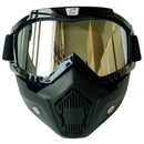 Motorcycle Windproof Dustproof Helmet Goggles With Removable Mask Mountain Bike Riding For CYCLEGEAR