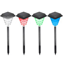 3W Solar Powered 12 LED Lawn Light Outdoor Waterproof IP65 Garden Path Landscape Lamp