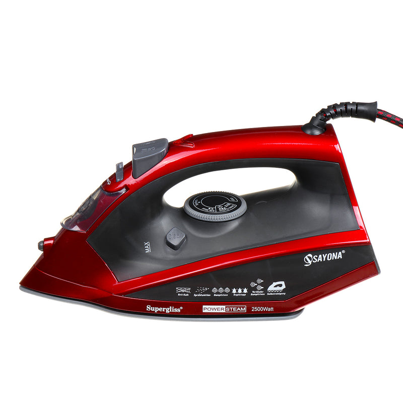 2500W Electric Strong Steam Iron Self-Cleaning Adjustable Temperature Steam 220V