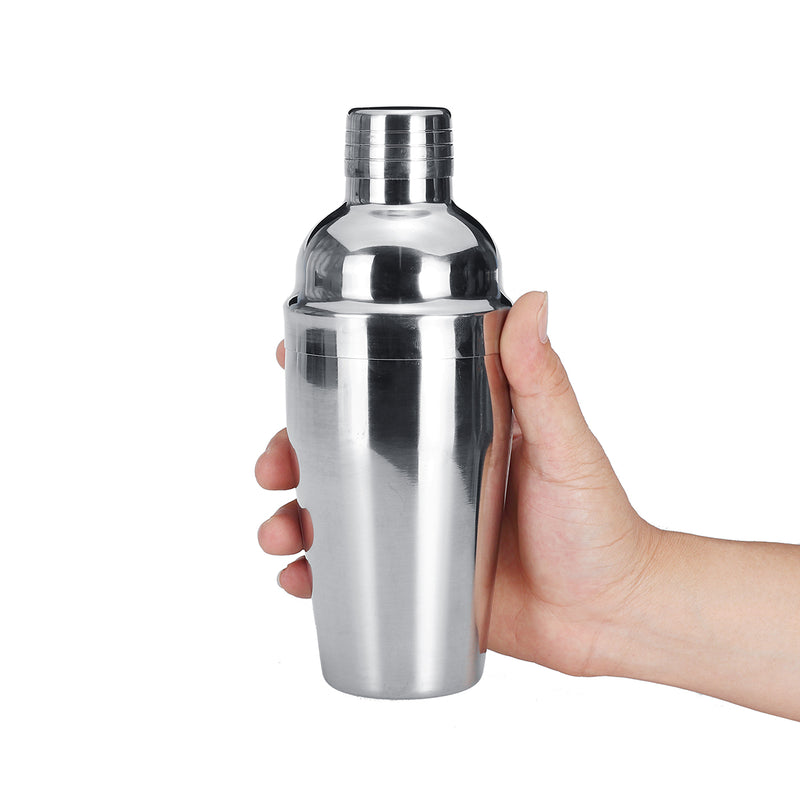 550ML Stainless Steel Cocktail Shaker Mixer Maker Drink Holder Bar Bartender