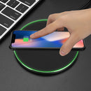 Bakeey Aluminum QI Wireless Fast Charger Charging Dock Pad Mat Phone For iPhone XS XR X
