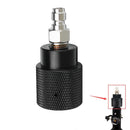 CO2 Refill Adapter Black Air Compressed Can Outlet/Refill Station Connector Kit